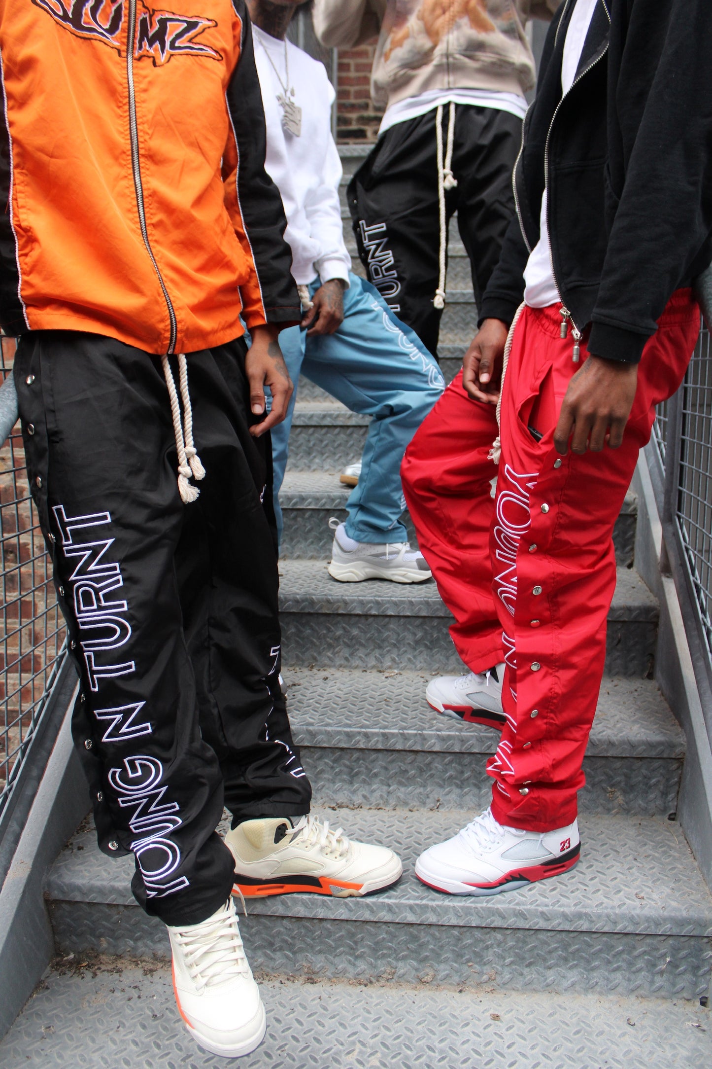 YOUNG N TURNT NYLON SWEATPANTS