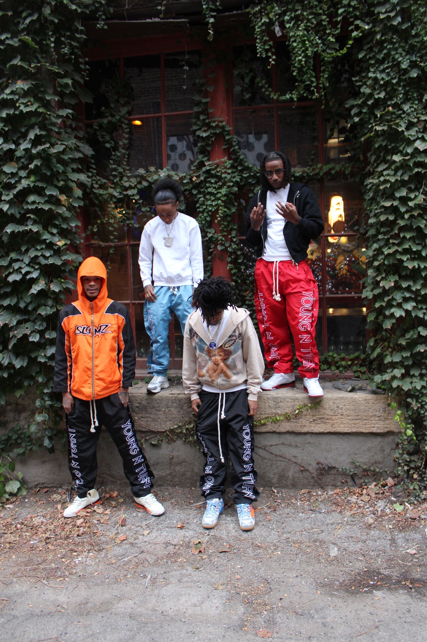 YOUNG N TURNT NYLON SWEATPANTS