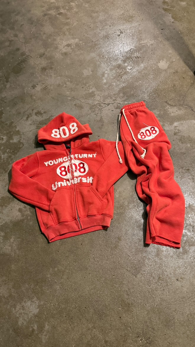 YOUNG TURNT UNIVERSITY TRACK | RED SET